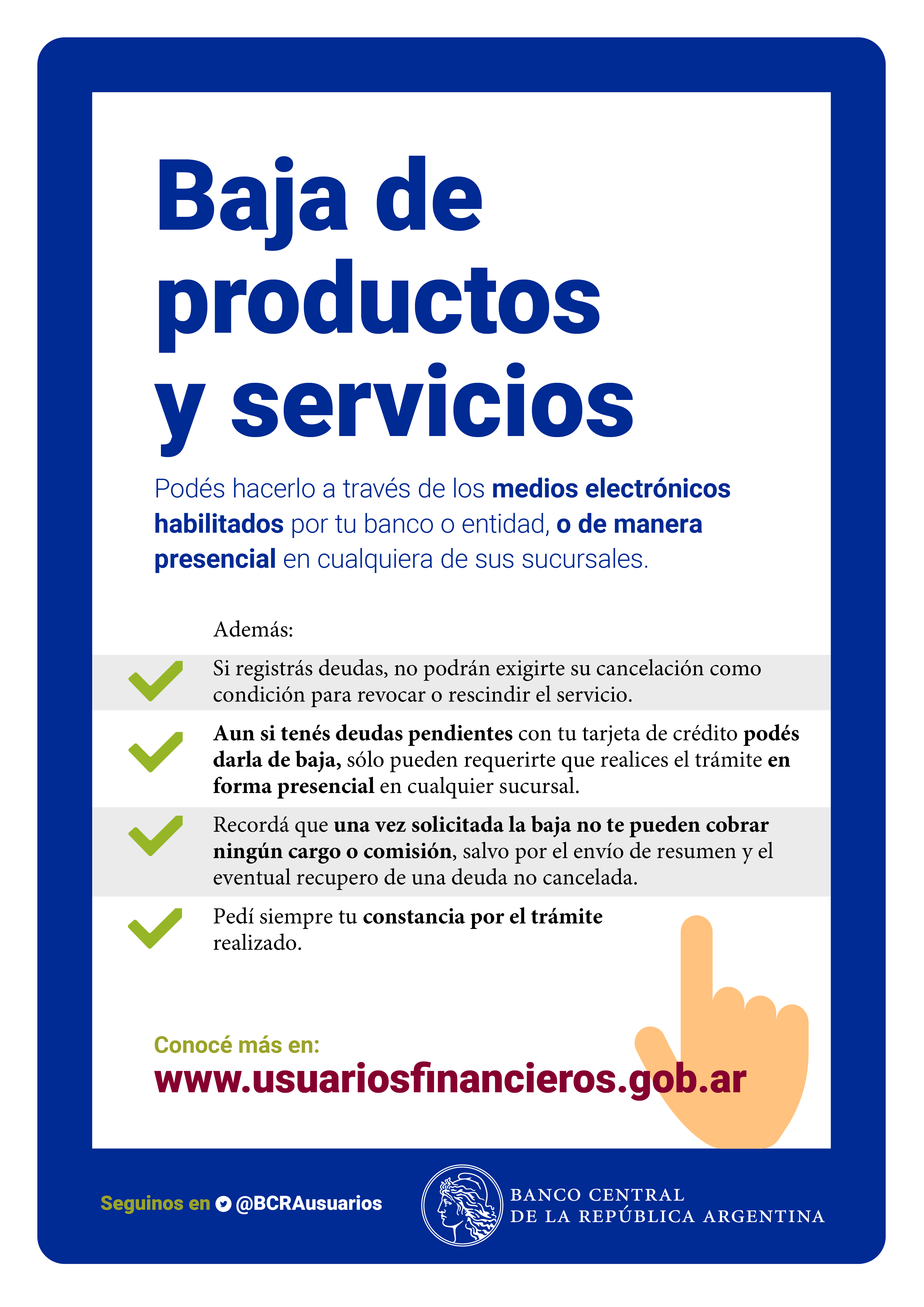 Baja BCRA