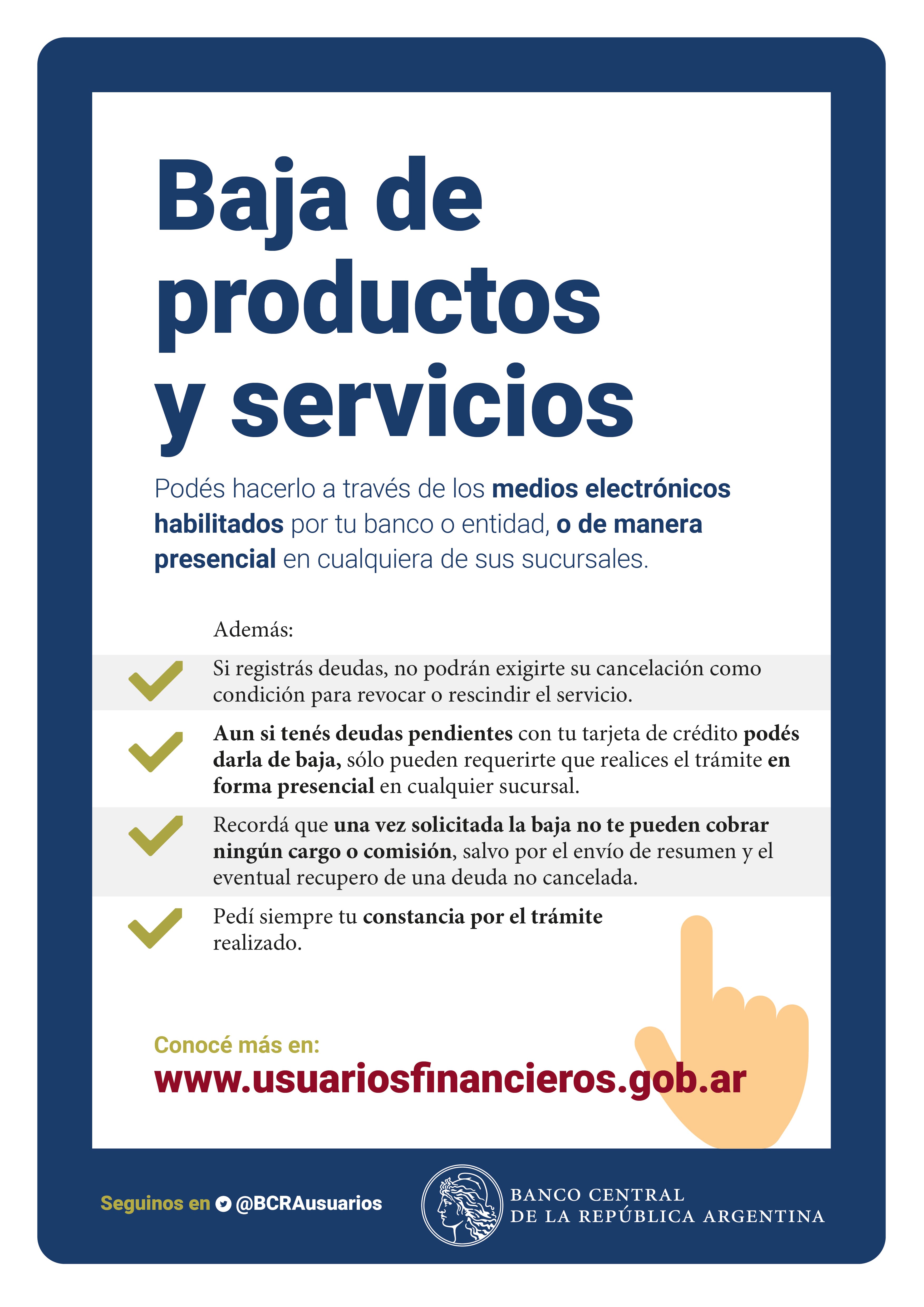 Baja BCRA